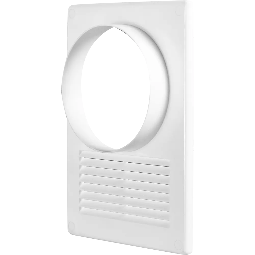 Решетка вентиляционная с фланцем Awenta T-80, 165х235 мм, цвет белый STLM-2061348