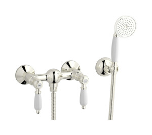 Встроенный смеситель для душа в комплекте с душевым гарнитуром. WE ARE IB hl350pl_2 Platinum Hermes