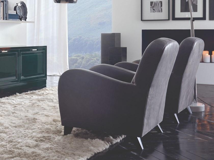 Martini Interiors Мягкое бархатное кресло с подлокотниками Convivio contemporary sun-id-1395175 - Вид №1