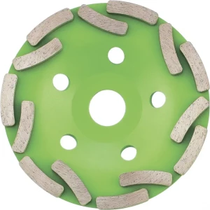 Чашка алмазная двухрядная Сибртех 125x22.2 мм