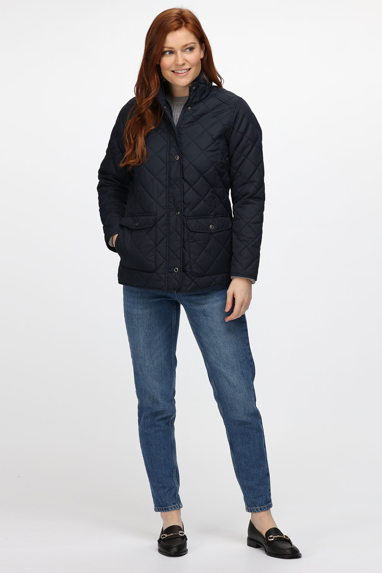 5041912 Куртка РЕГАТТА ПРОФЕШИОНАЛ ТАРАХ утепленная женская синяя  Демисезонная одежда размер 18 (52-54) Спецодежда  - Вид №2