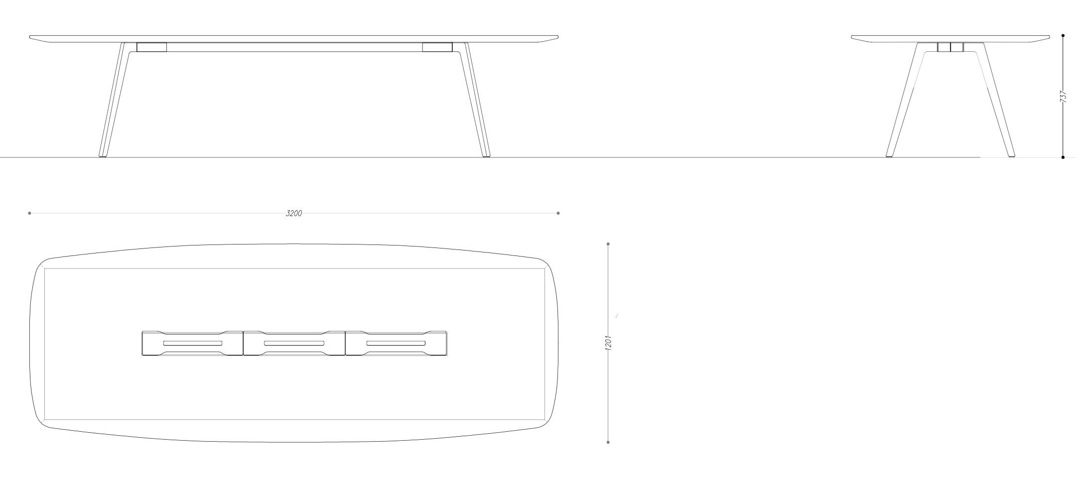 Деревянный стол True Design ARCH-00091225 - Вид №7