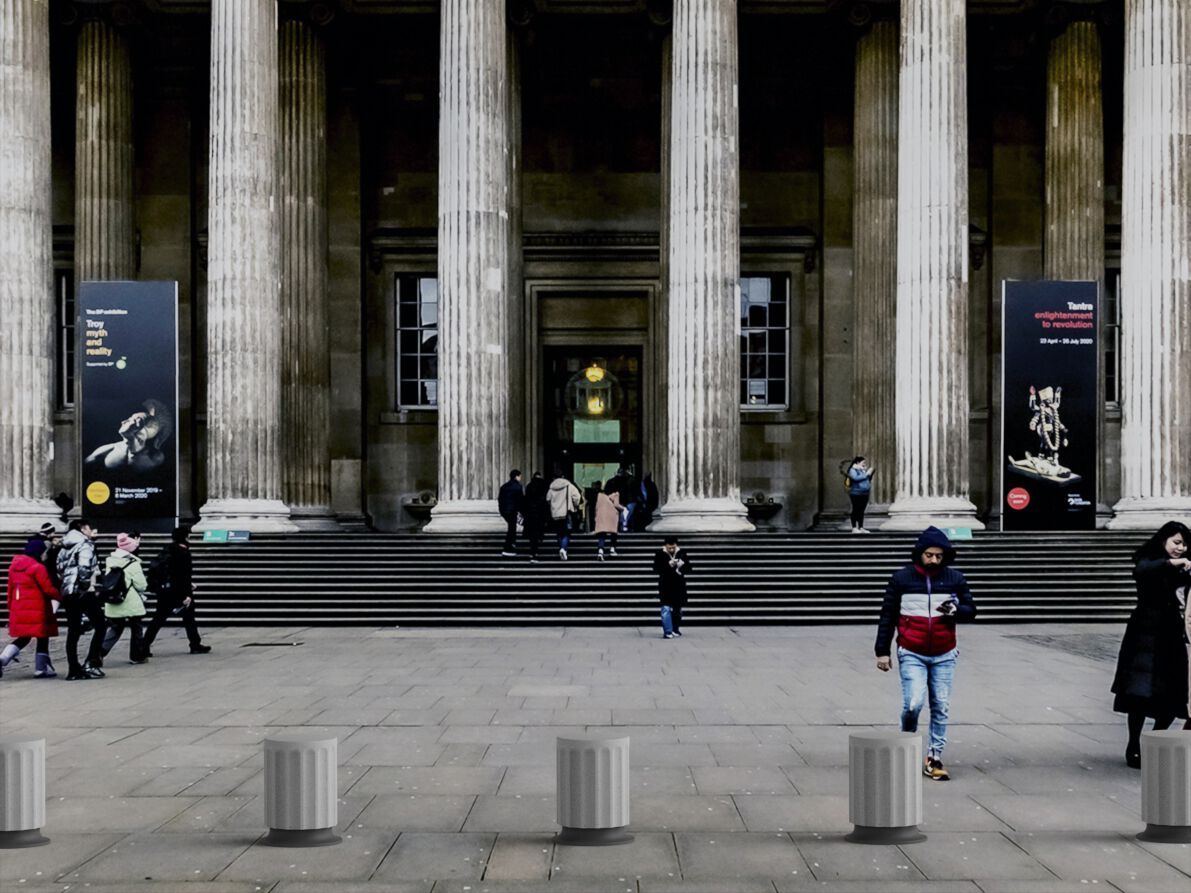 Реконструированный каменный открытый столб / сиденье Viscio Urban Design RECYCALL ARCH-00011061 - Вид №4