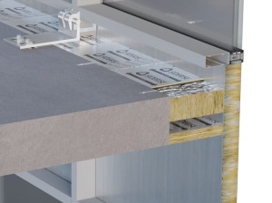 Звукоизоляционный и звукопоглощающий барьер из минеральной ваты для навесных стен