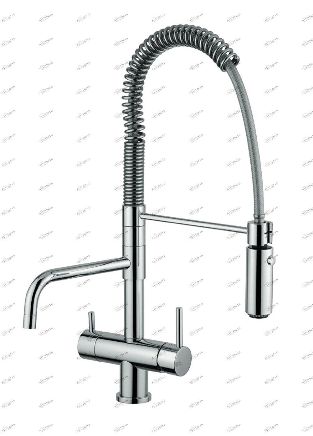 Idealaqua. 355/1. Смеситель для кухонной мойки Fo Quadrodesign