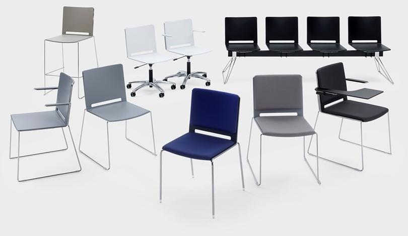 Viganò Стул из ткани штабелируемый для залов ожидания Daisy sun-id-1473217 - Вид №3