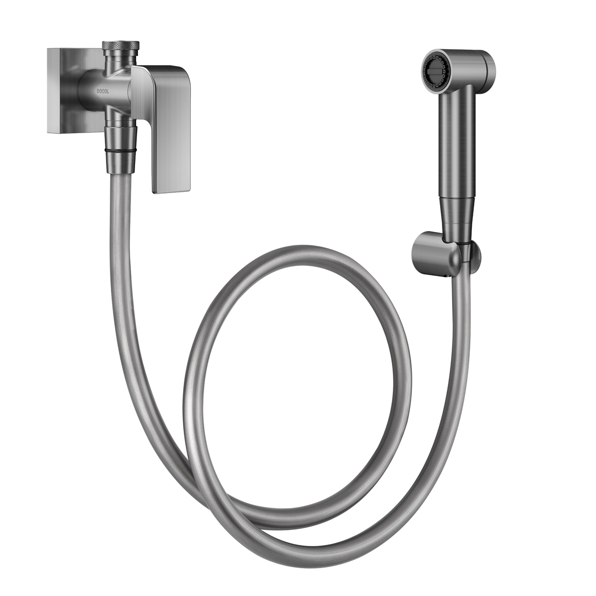 00884970 Гигиенический душ с краном и краном со спусковым крючком из матовой меди Docol VOUGAN 