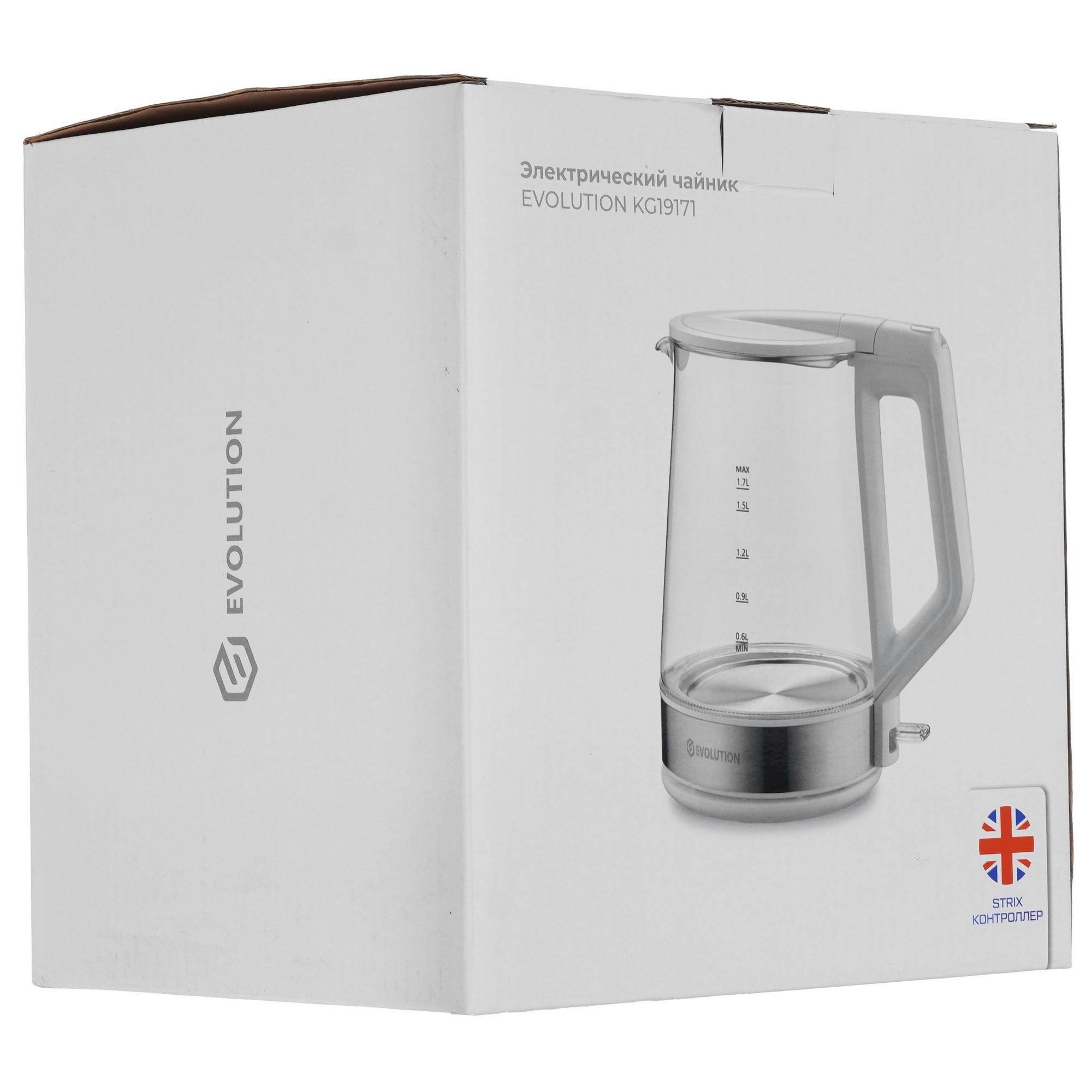 9990013 Электрочайник Evolution KG19171 белый STDN-0065132 - Вид №7
