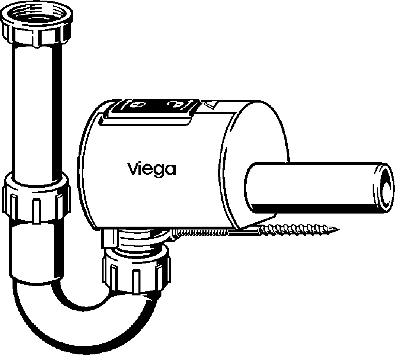 Viega Обратный канализационный клапан Sperrfix 4995.1 (607135) 607 135 - Вид №1