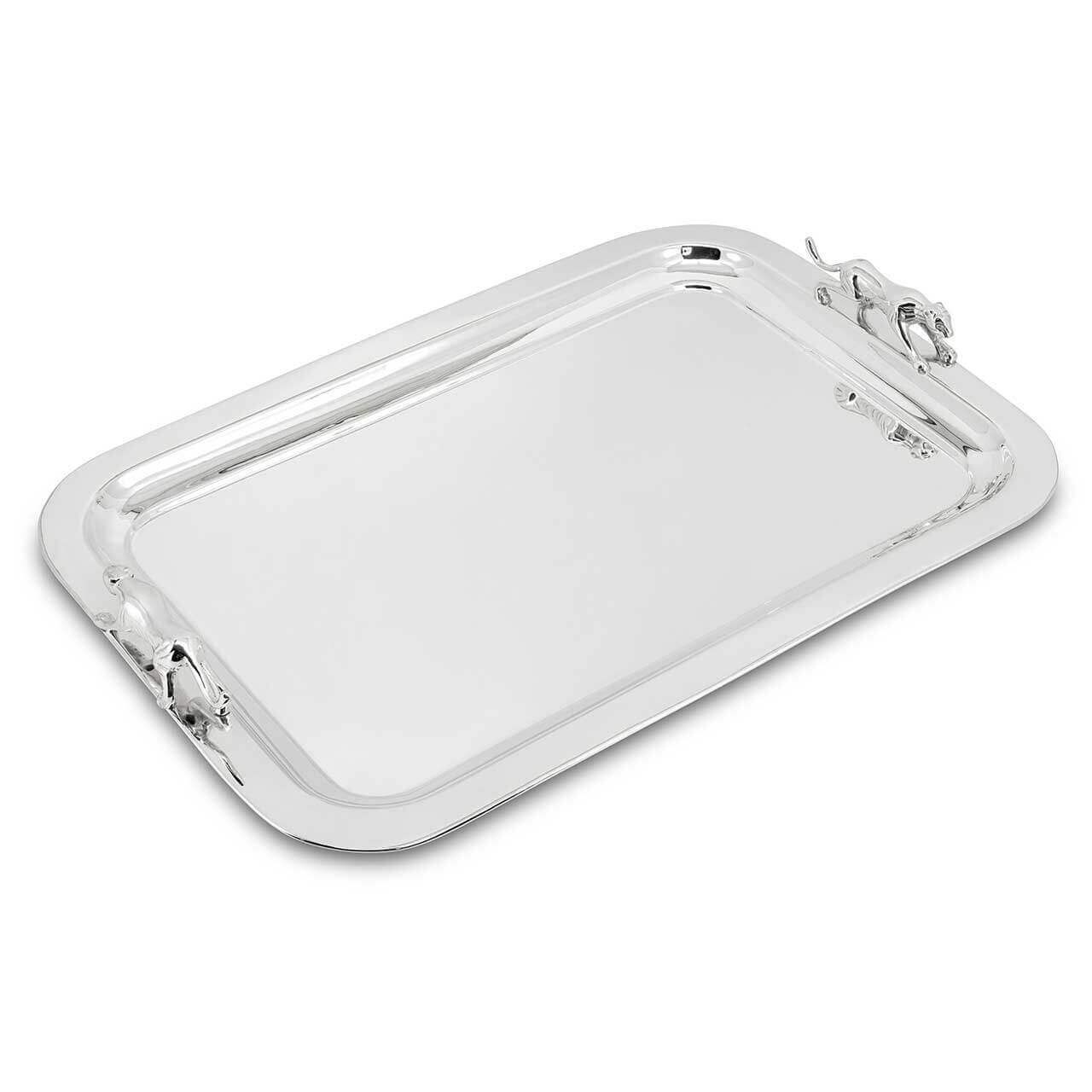 600984-02 ABHIKA ПОДНОС LEO BG H7 56X39 SILVER 