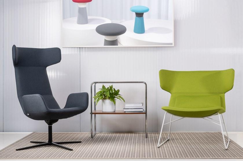 LD Seating Кресло из ткани с 4 спицами и клапаном Flexi lounge Flexi l f27 - Вид №5