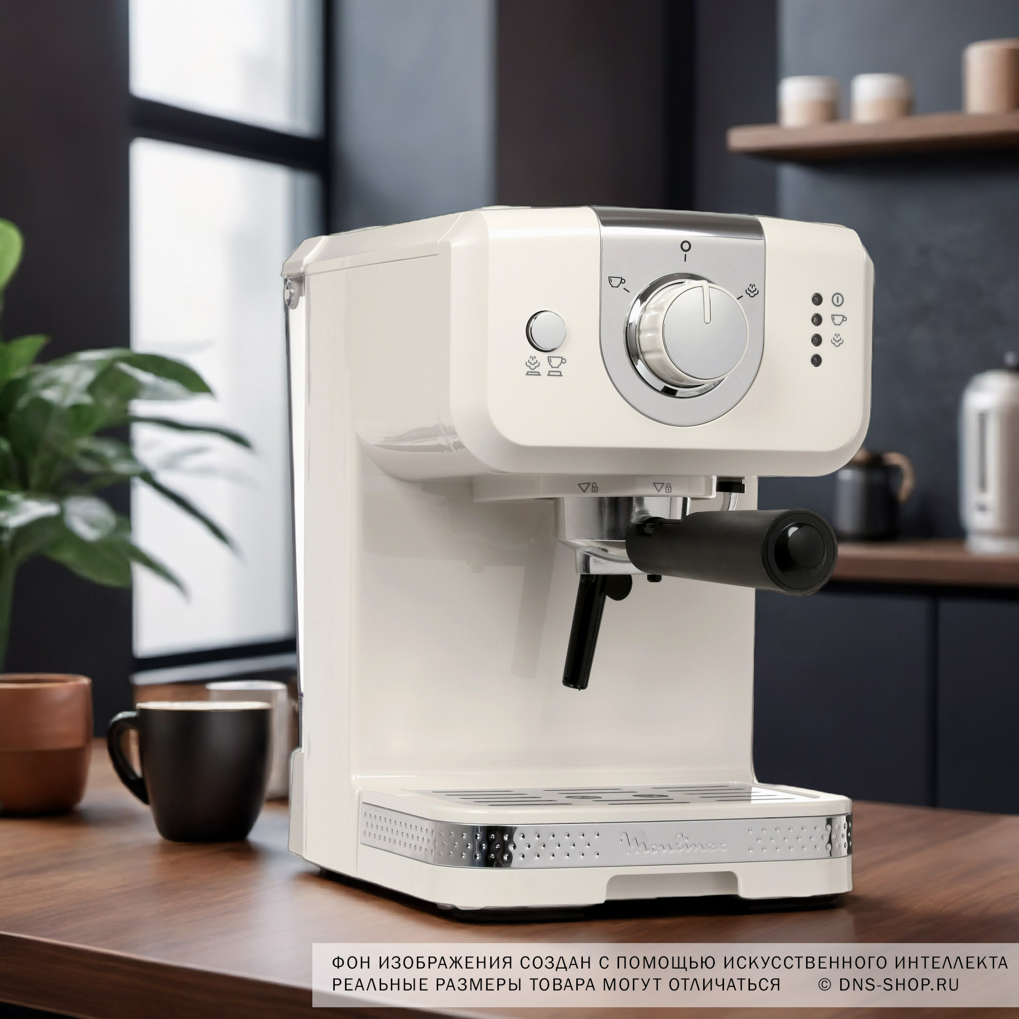 5356543 Кофеварка рожковая Moulinex XP330A10 бежевый STDN-0044146 - Вид №20