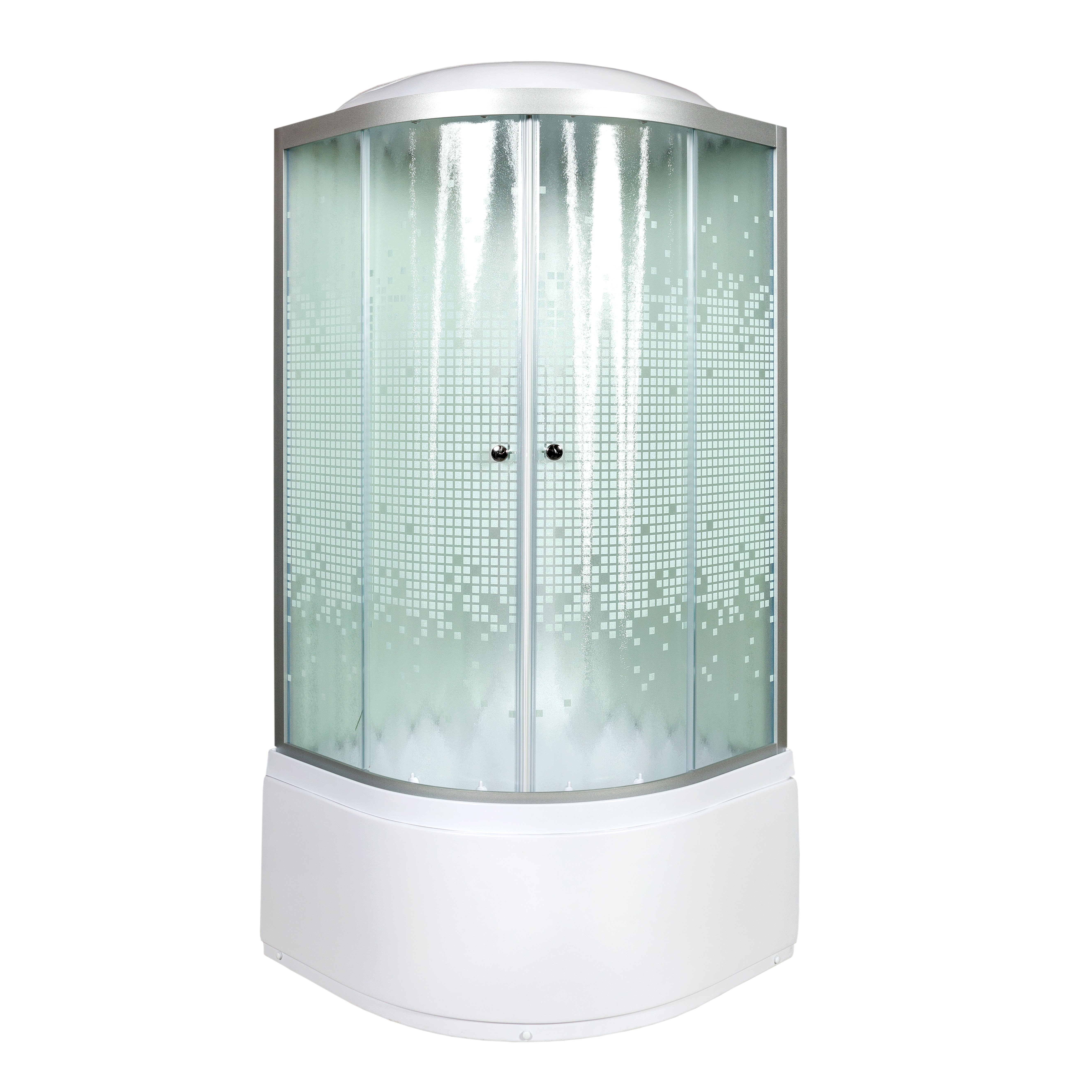 А102 R LED с кнопкой и гидромассажем Душевая кабина DETO Серия А L 910 с электрикой - Вид №1