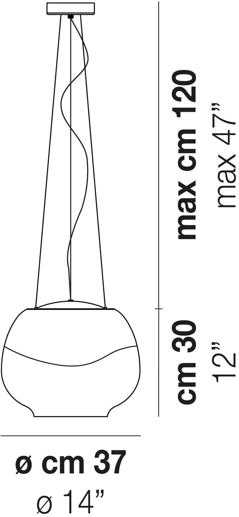 Vetreria Vistosi Подвесной светильник из дутого стекла Mirage sun-id-1363820 - Вид №3