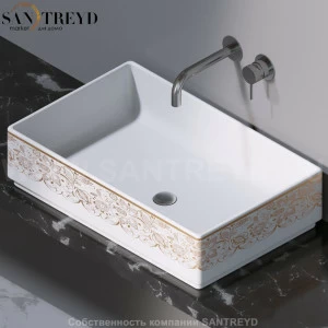 L620463G Накладная раковина на столешницу  прямоугольная A. e T. Italia Fly