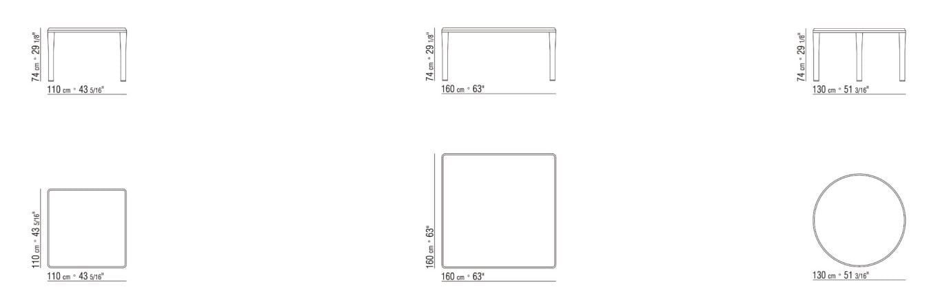 Деревянный прямоугольный стол Flexform Kobo ARCH-00055698 - Вид №5