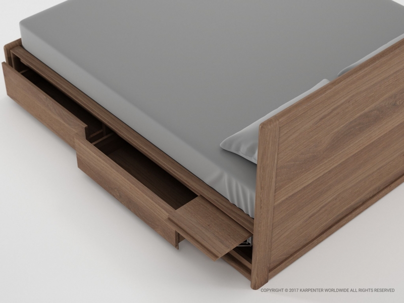 442_1031 Кровать King size (размер матраса 180x200) Karpenter Circa17 - Вид №3