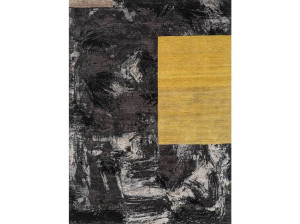 Прямоугольный шерстяной ковер ручной работы