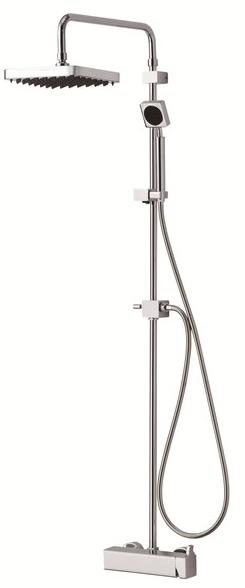 JUSTIME Настенная душевая стойка из хромированной латуни с ручным душем Mark ii sun-id-1470967 - Вид №1