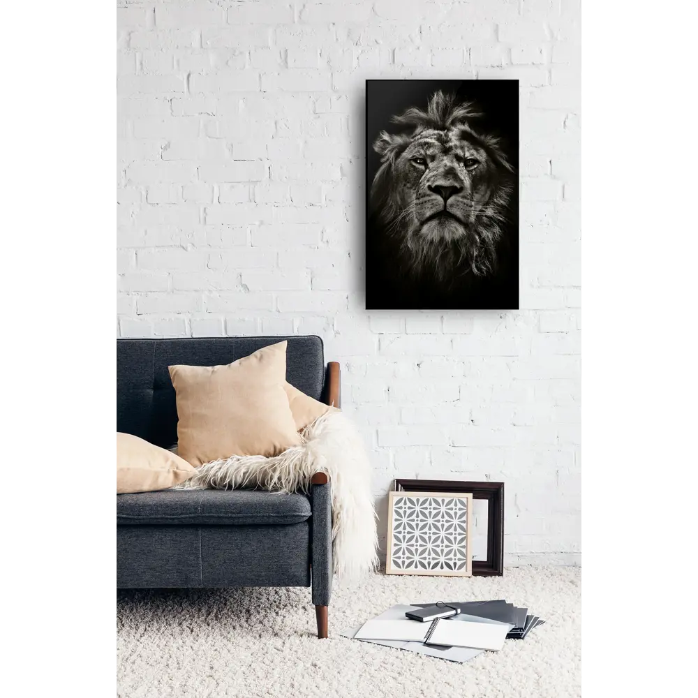 Картина на стекле Мудрый лев 40x60 см 82242424 STLM-2196092 ARTABOSKO  - Вид №4