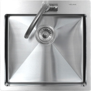 Мойка R5050H MELANA ProfLine 3,0/200 САТИН врезная квадратная