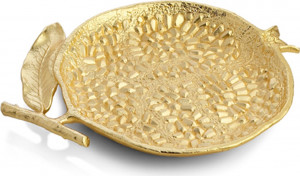 10556813 Michael Aram Блюдо Michael Aram Гранат 30см, сталь нержавеющая Сталь нержавеющая