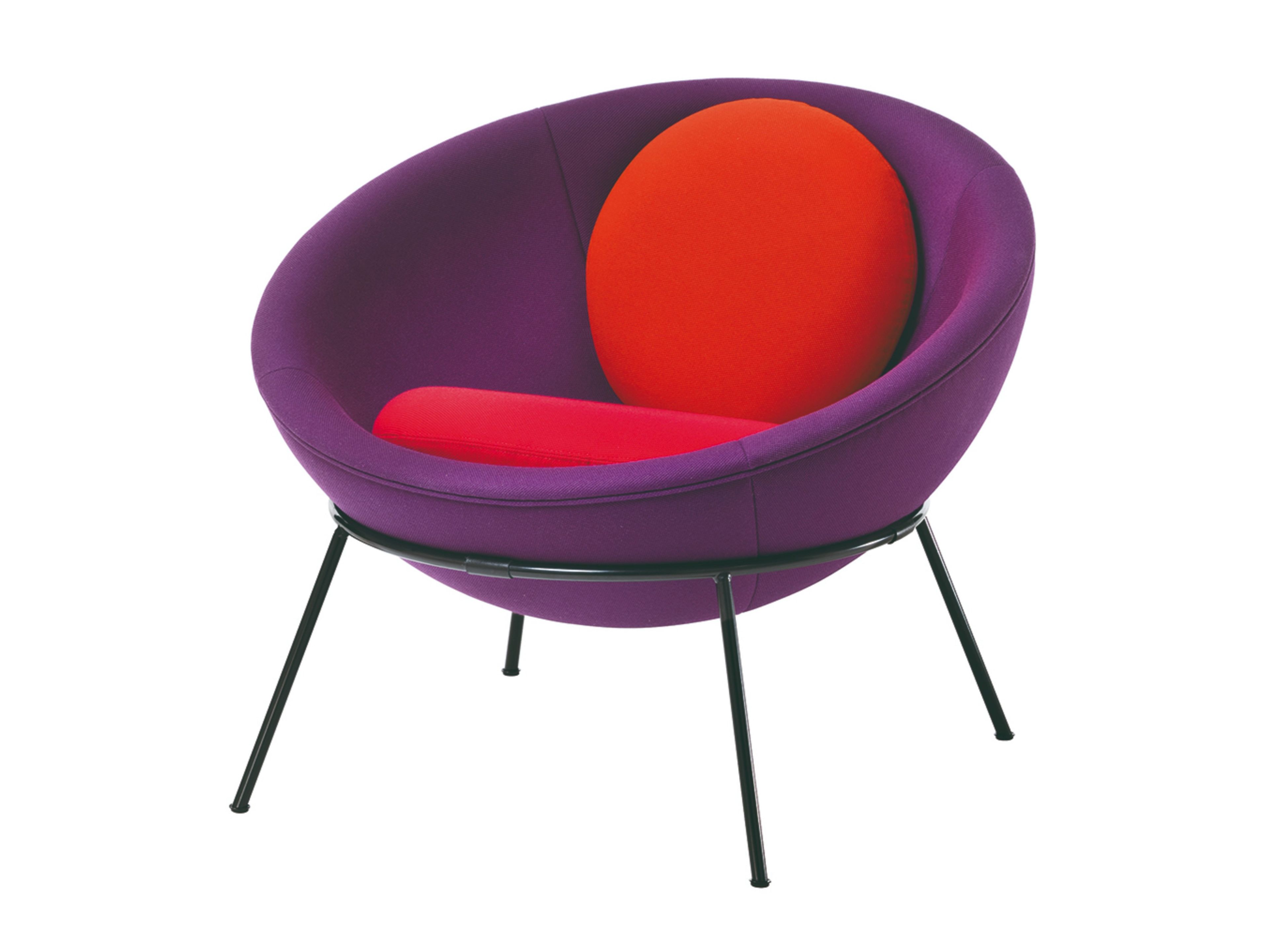 Кресло из кожи или ткани Arper Bardi's Bowl ARCH-00044914 - Вид №8