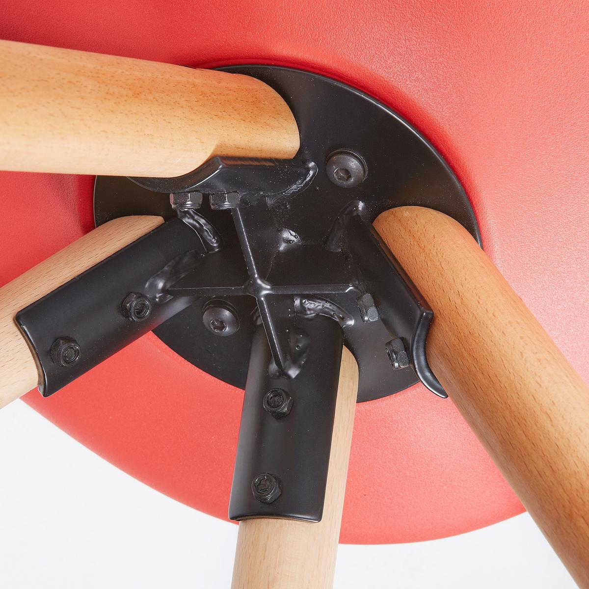 045616 Cтул красный пластик La Forma Lars - Вид №6