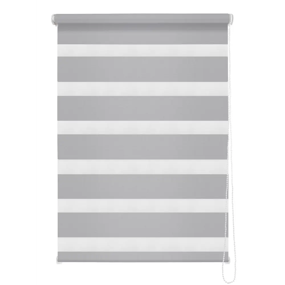 Штора рулонная день-ночь Madrid 40x160 см серая MIAMOZA Коллекция 2024г STLM-2135138