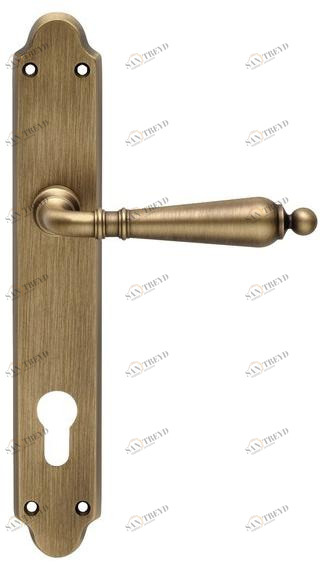 LINEA CALI' Латунная ручка на пластине в классическом стиле Florenzia sun-id-1396914