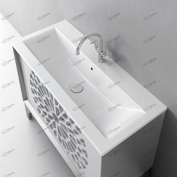 Avila Dos Раковина керамическая белая CLEVER 100 BASINS AND WORKTOPS 0120547