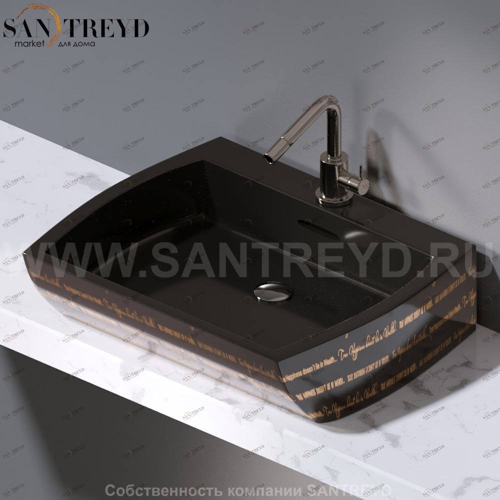 L282.421G Накладная раковина на столешницу  овальная A. e T. Italia SQUARE AeT ITALIA