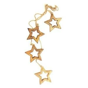 Гирлянда подвесная Wooden Stars, 4 шт.