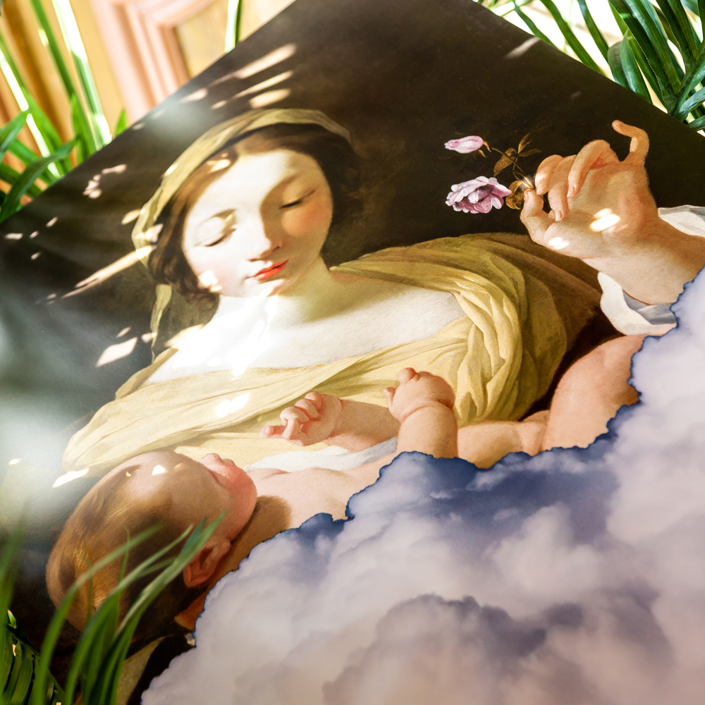 30101917 Арт-портрет «Дева с младенцем» (холст, галерейная натяжка) Object Desire  - Вид №1