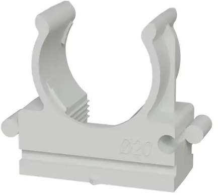 Клипсы Lexman для крепления труб 20 мм, серые, 50 шт 88460838