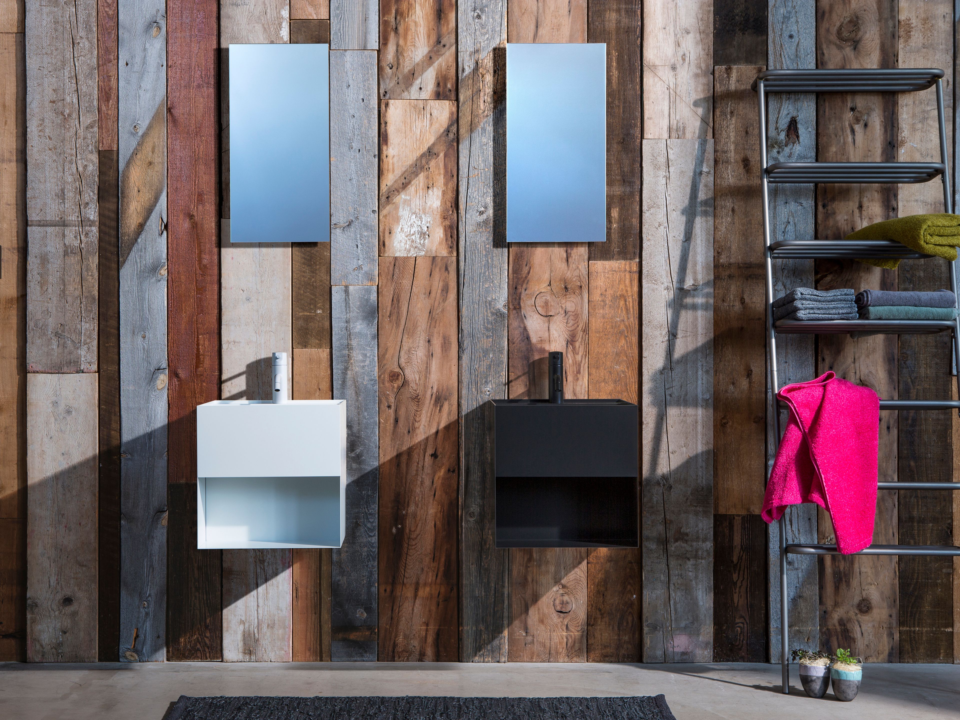 Подвесная раковина из нержавеющей стали с держателем для полотенец Miratap CARA ARCH-00126090 - Вид №1