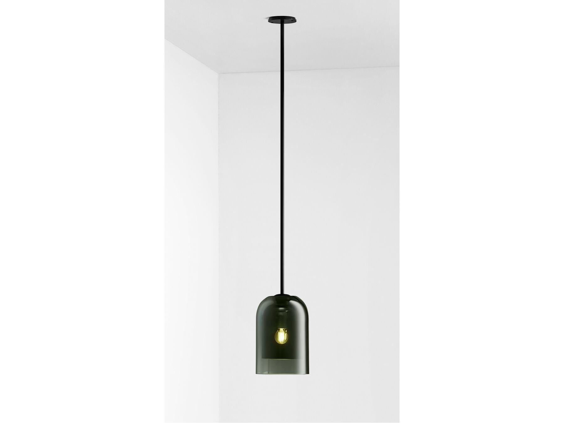 Подвесной светильник из стали и стекла Articolo Studios Lumi ARCH-00092123