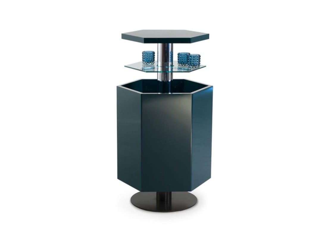 Mobile bar in Daquacryl® ROCHE BOBOIS LIFT ARCH-00027241