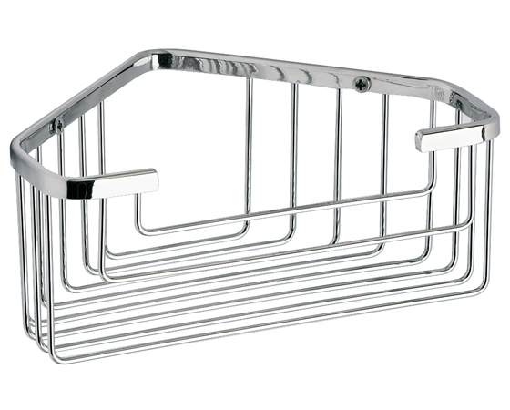 2483(13) Gedy, решётка угловая 1-уровневая, цвет хром 