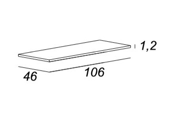Мебель для ванной CEZARES BELLAGIO 105 Black Stone - Вид №7