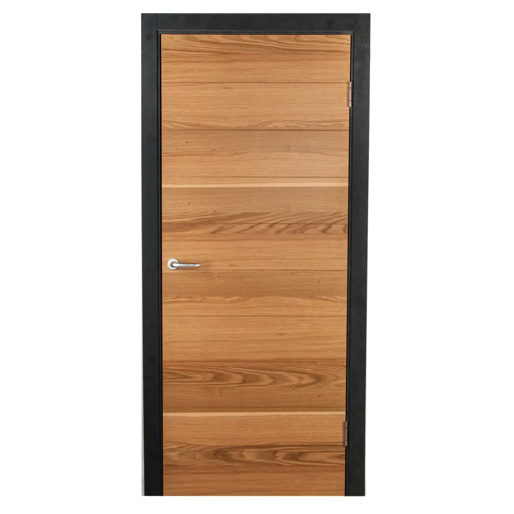 Дверь межкомнатная глухая Loft 80x200 см шпон цвет дуб рустик с замком МАРИО РИОЛИ STLM-2127821
