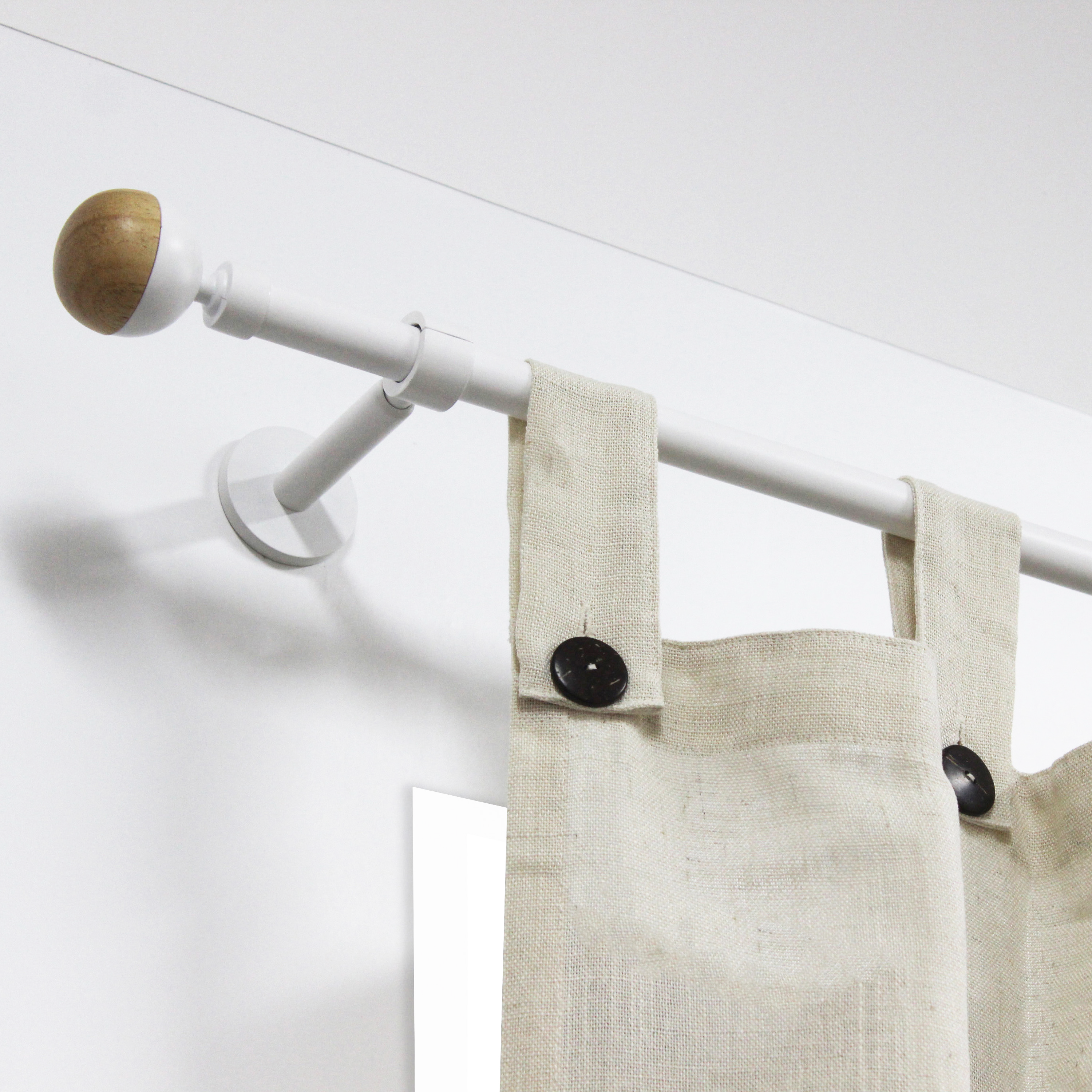 INSPIRE Витая штанга для штор 200 см белая матовая 82551003 STLM-0029673 - Вид №3