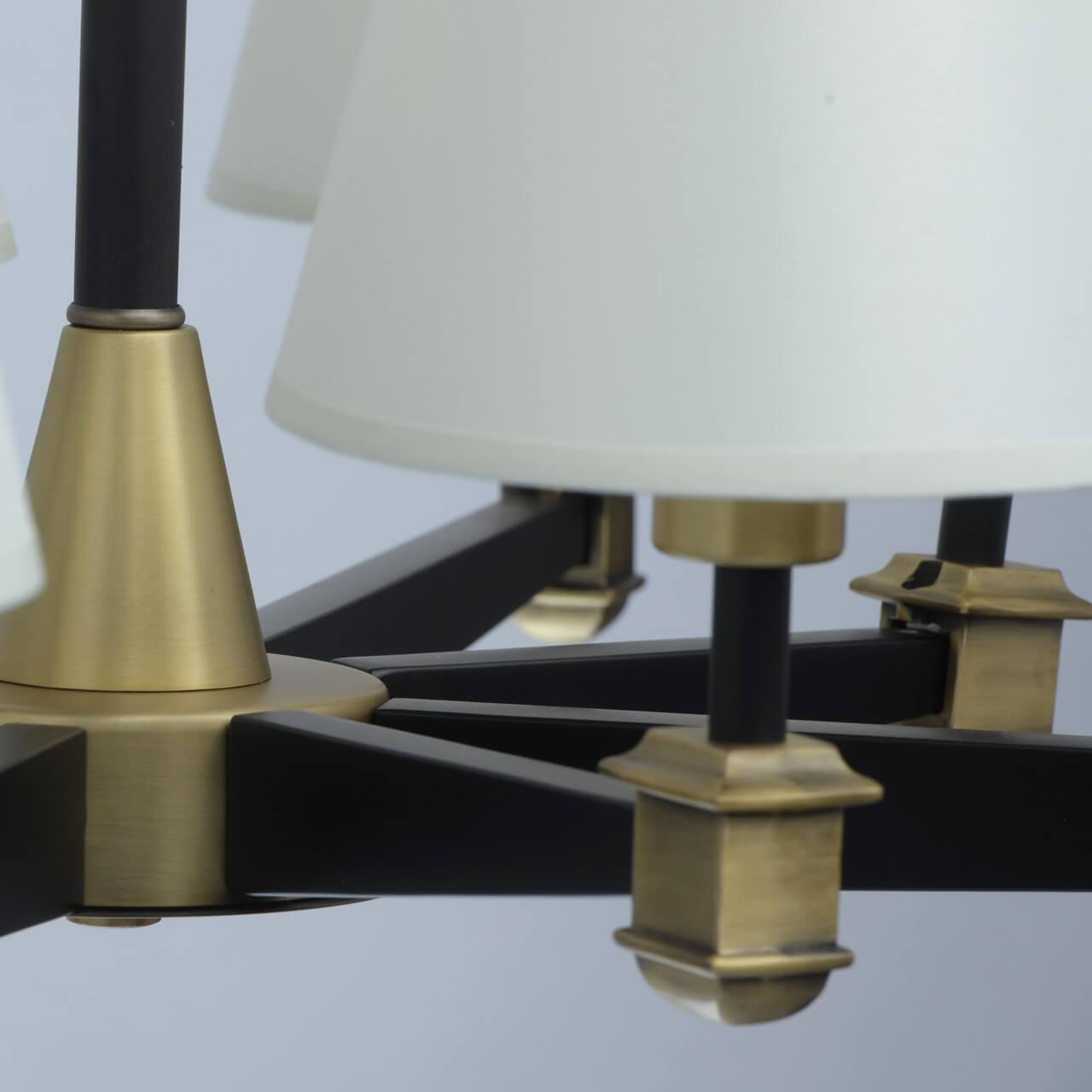 Потолочная люстра MW-Light ДельРей 700013408 кремовая MW-LIGHT ДИЗАЙНЕРСКИЕ, ДЕЛЬРЕЙ 194709 Кремовый  - Вид №1