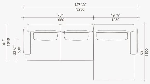 Lema 3-х местный тканевый диван sun-id-1400281 - Вид №13