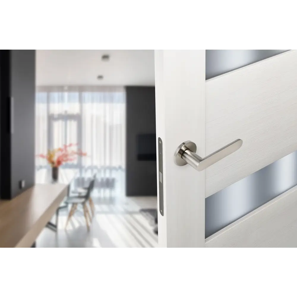 Дверные ручки EDSON для межкомнатных дверей в стиле никель 85168685 STLM-0059348 - Вид №5