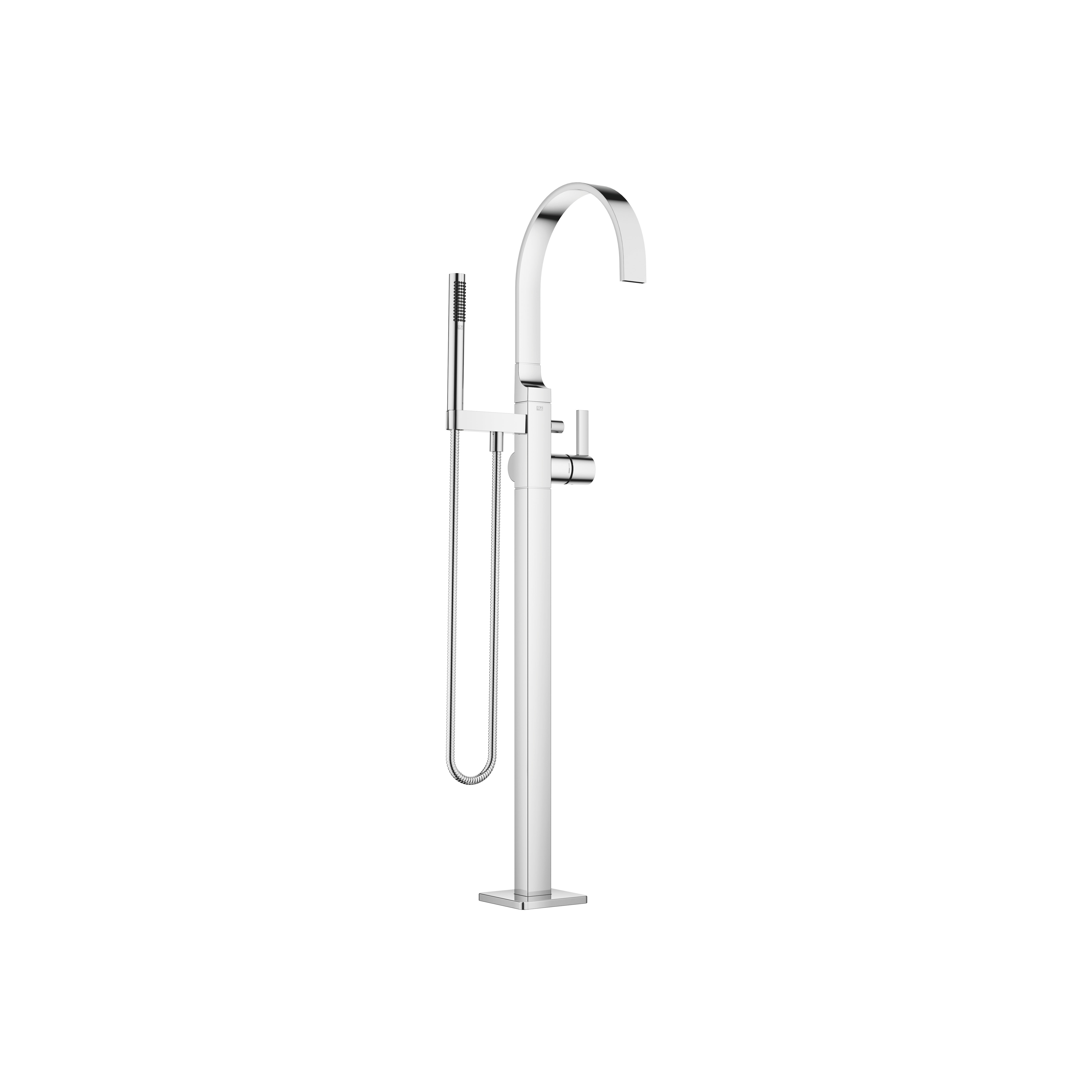 MEM Смеситель для ванны однорычажный со стояком для отдельностоящей установки с ручным душем - Хром DornBracht 25863782-00