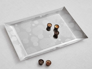 Фотогравированный стальной прямоугольный лоток