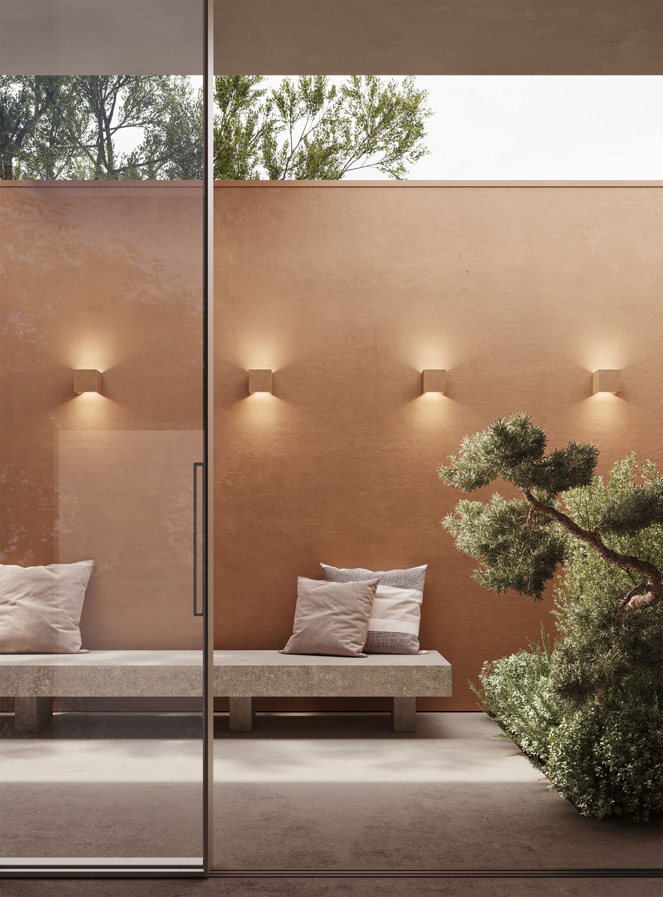 Бетонные светодиодные наружные настенные светильники Karman COBU ARCH-00050718 - Вид №5