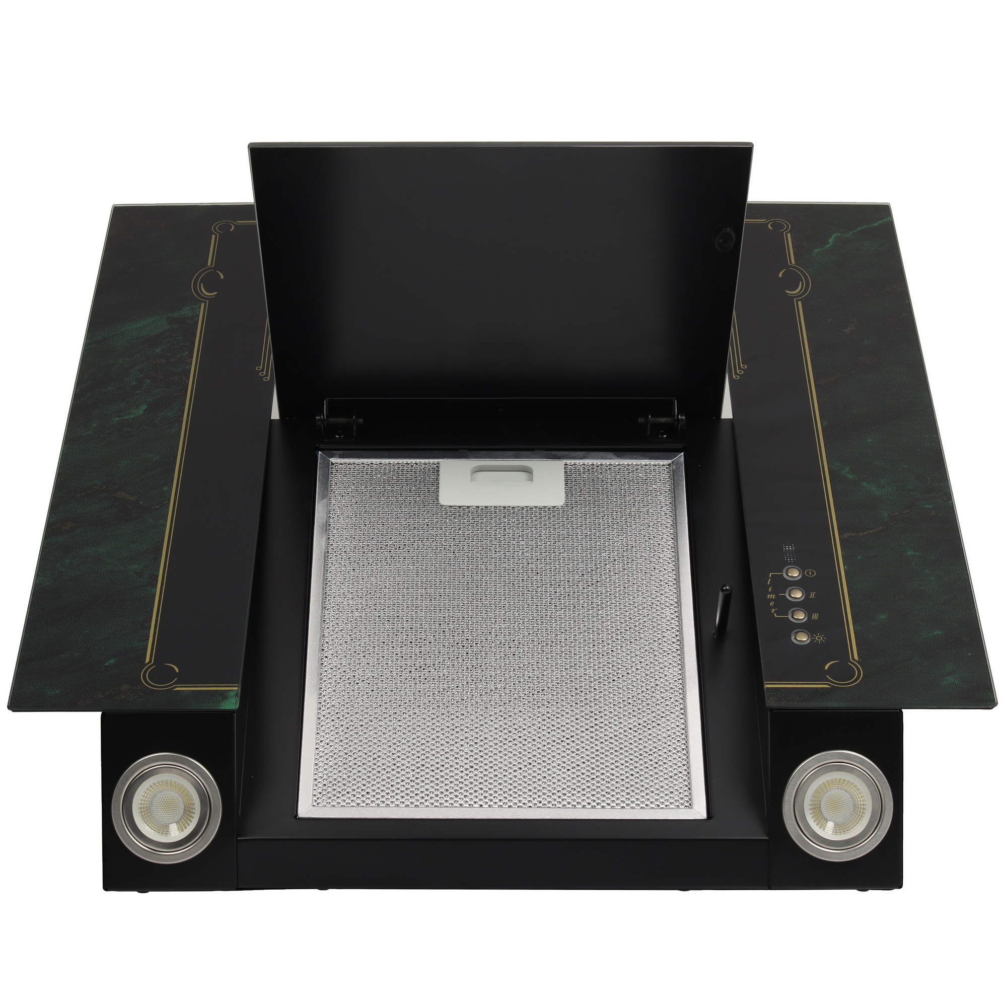 1607042 Вытяжка наклонная Gefest ВО 3603 К69 зеленый/черный STDN-0028581 - Вид №7