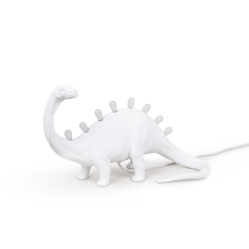 Настольная лампа белая 31х49 см Brontosaurus 14782 SELETTI ЖИВОТНЫЕ 00-3882456 Белый - Вид №2